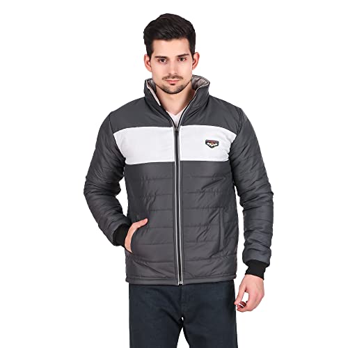 Image of Christy World Men's Regular fit Jacket (FULJJACT 08 BGRN L Green Large)