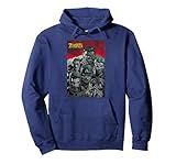 Marvel Zombies Avengers Zombie Group Shot Pullover Hoodie, Adult Unisex, Navy Blue, Medium