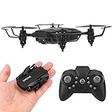 Dron con control remoto, diseño de cámara dual, mini dron plegable controlado por aplicación, lente de zoom, alta...