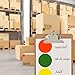ChromaLabel 3 Inch Round Label Permanent Color Code Dot Stickers, 500 Labels per Roll, Green