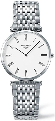 Longines Men’s L47094116 La Grande Classique Analog Quartz Stainless Steel Watch