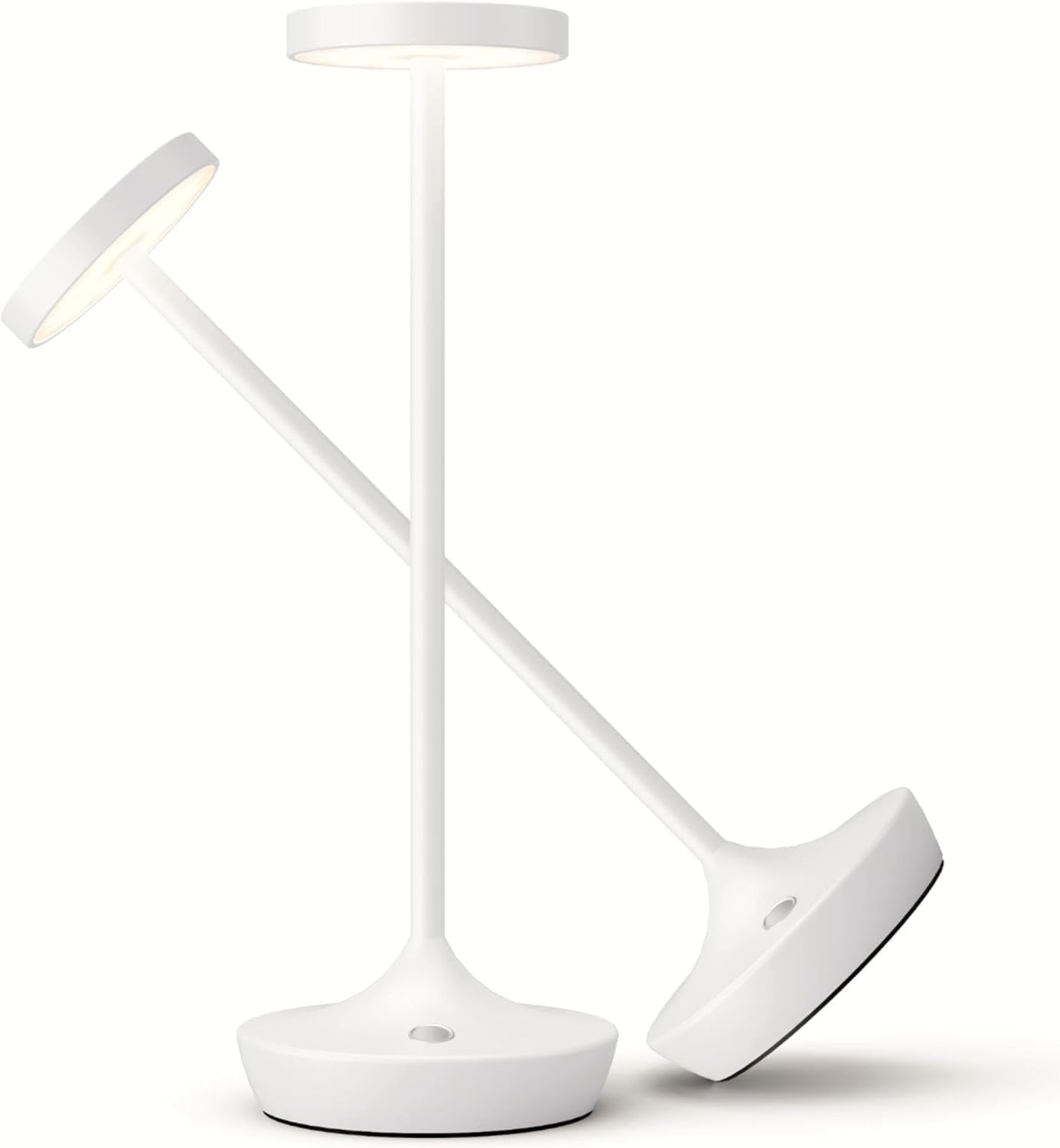 ZR98US Touch Dimmable Outdoor Waterproof Table Lamp, Gray, IP54, 3-Pack