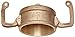 Dixon Valve 300DC-LBR Brass Type DC Cam and Groove Fitting, Dust Cap, 3"