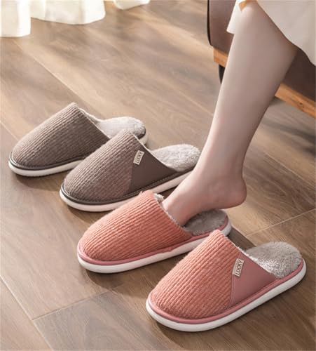 Men Women Slippers Winter Furry Shoes Slides Anti-slip Memory Foam Shoes Plush Couple Slippers Indoor Outdoor Cozy Warm Shoes2