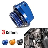 ✿ Qty: 1x Oil Filler Cap NICECNC Blue Oil Filler Cover Cap Compatible con Yamaha MT-07 14-17, FZ-07 15-17, YZF-R6 99-17, FZ6R 09-17, XJR400 93-96, FZR250 R 87-94, MT-25 MT-03 16-18, YZF-R25 YZF-R3 15-18