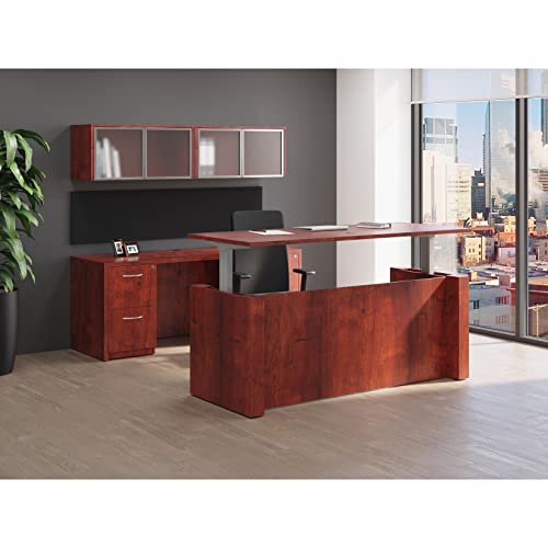 Lorell Essentials Lateral File, Cherry, Laminate #TOP2