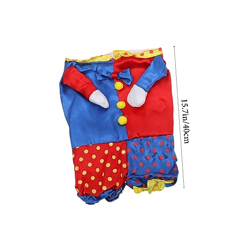 Disfraz de payaso para perros tamaño 2XL miniatura 2