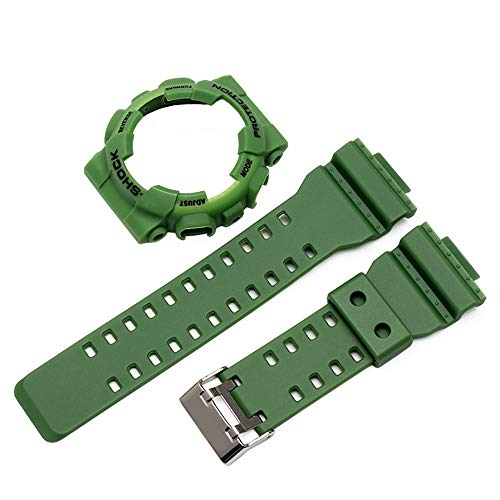 g shock ga 100 black green