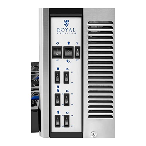 Royal Catering RCSL 3/10 Slush-Maschine 3 x 10 l LED 800 W Nachtmodus Slush Ice Maschine Slush Eis Maker – Bild 3