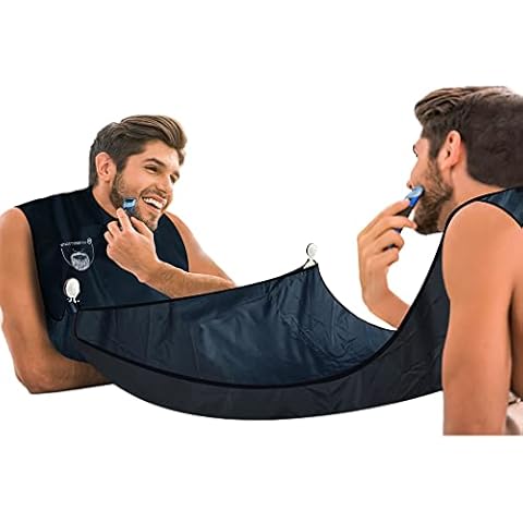 My Perfect Goatee®️ - Beard Shavings Catcher and Cape - Eliminate Hair Shaving from Sink Cover