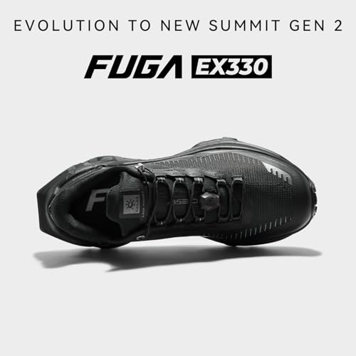 Image of Fuga EX330 Men's Trail Running Shoes, Comfortable Ultra-Long Distance Trail Running Shoes with High-Rebound and Cushion, Lightweight Breathable Non Slip Mountain Trail Shoes for Diverse Terrain