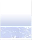 Compuchecks Check Paper Bottom Compatible with QuickBooks and More - 500 Computer Checks Designed for Secure Check Printing for Business or Personal - Blue Marble Blank Check on Bottom