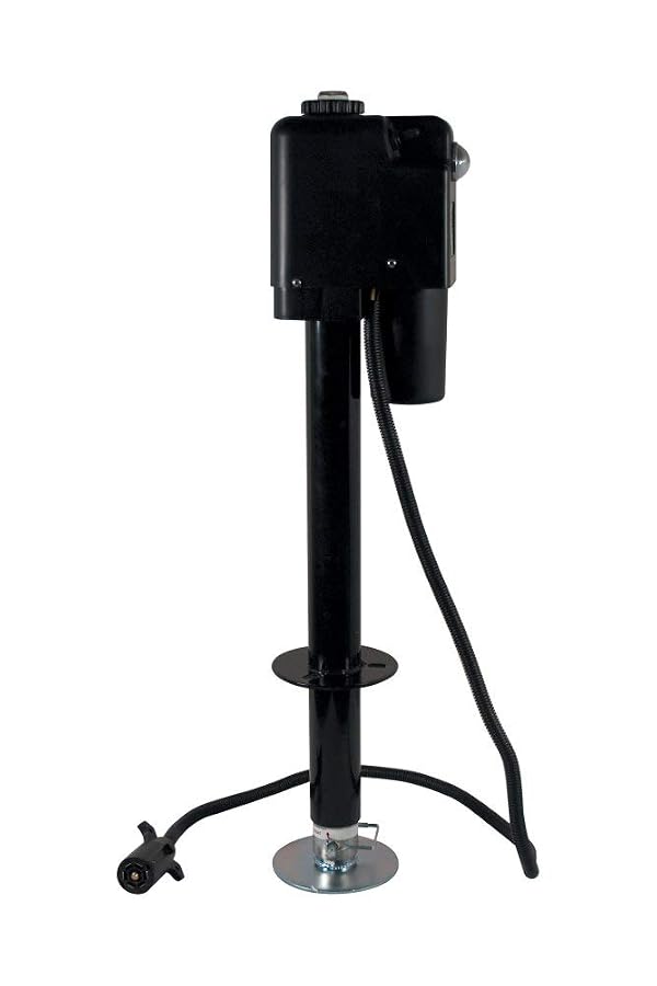Quick Products JQ-3500B-7P Power A-Frame Electric Tongue Jack with 7-Way Plug - 3,650 lbs. Lift Capacity, Black by Quick Products - Image 7