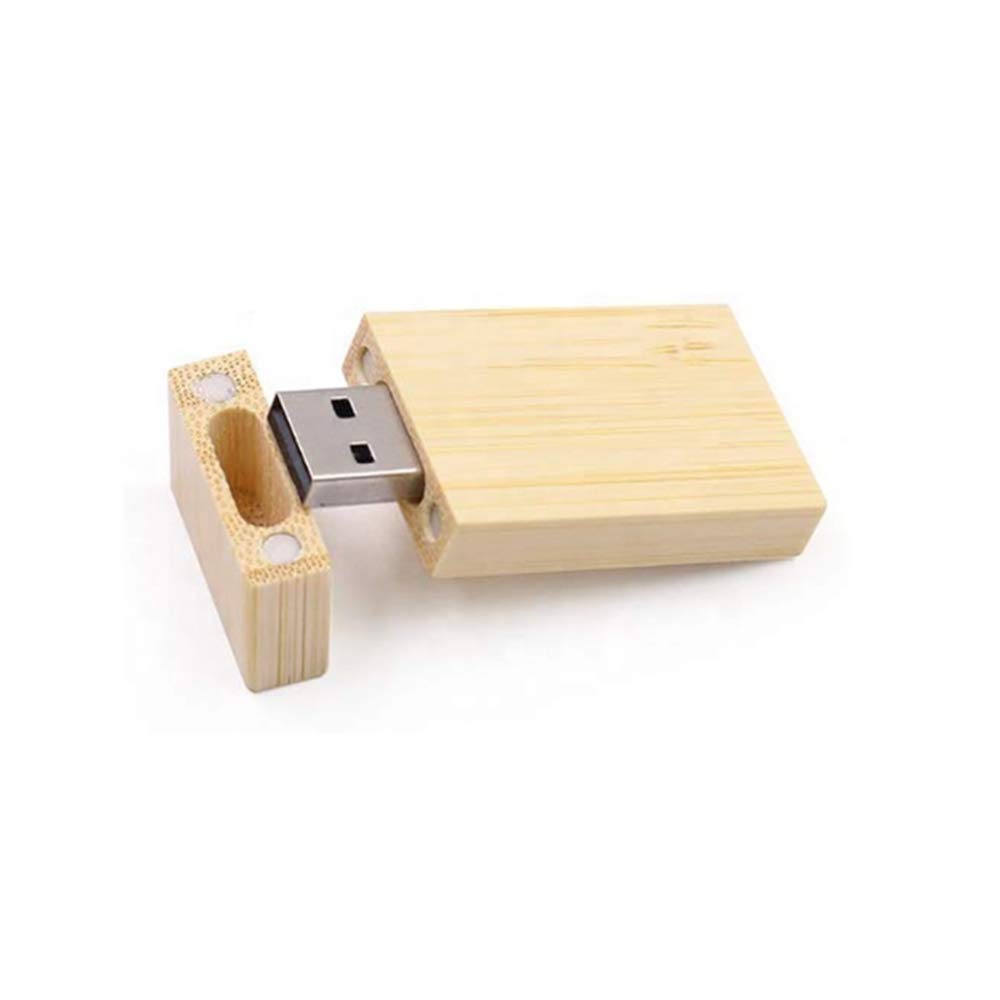 10pcs Madera USB Flash Drive Memory Thumb Stick Pendrive Color Carbonizado Bambú USB 2.0 Alta Velocidad U-Disk (32GB)