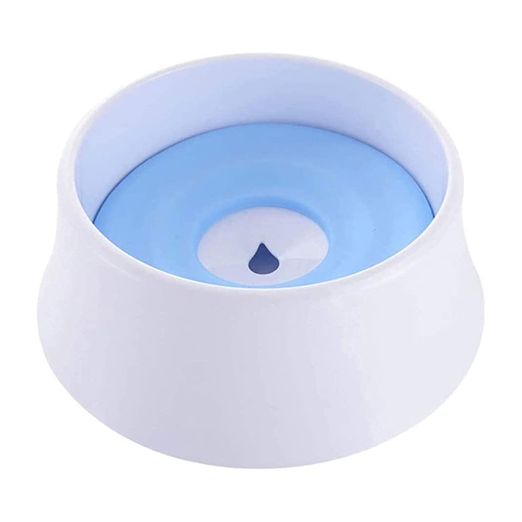 Gamelle d'eau anti-morsure pour chien avec disque flottant régulateur de débit