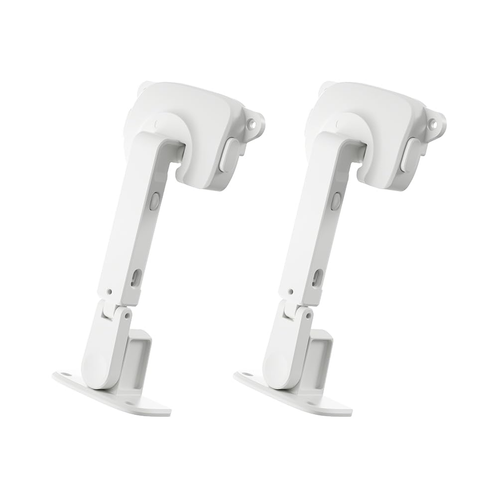 SAFELON 2 Pièces Amélioré Réglable Fenêtre Espace Taille Bébé Fenêtre Limiteur de Fenêtre, Serrure de Sécurité fenêtre à l’épreuve des enfants pour enfants et animaux de compagnie (Blanc)