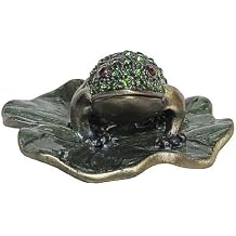 Frog On Lotus Leaf - Jeweled Box