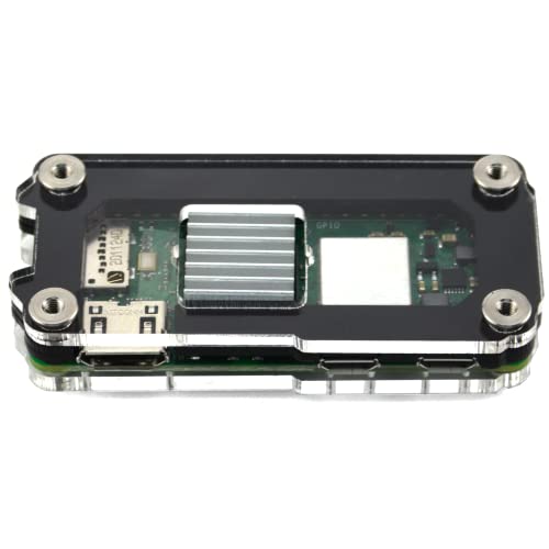 C4Labs Zebra Zero Heatsink Case For The Raspberry Pi Zero 2 - Single Pack, Black Ice #TOP9