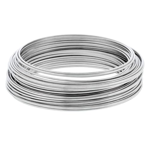 SKYPRO 99.99% Pure Titanium Wire - 2mm (12 ga), 2 Meters - Silver