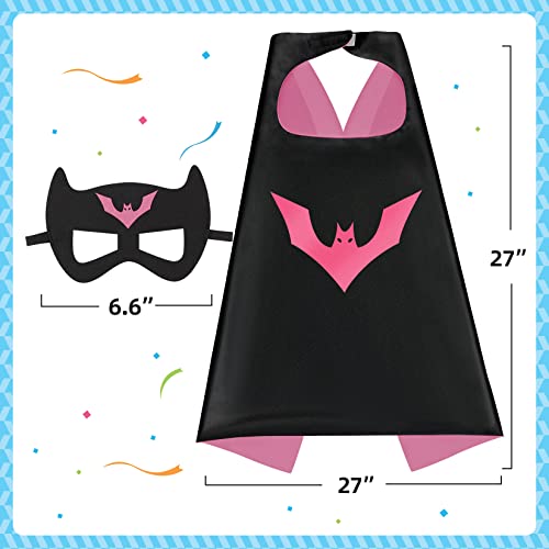 Mizzuco Kids Superhero Capes with Mask & Waistband