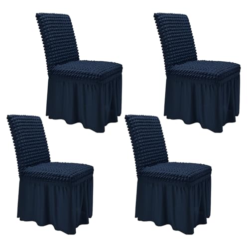 NICEEC Dining Room Chair Covers for Dining Chair Covers Set of 4