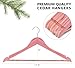 American Red Cedar Wood Hangers 20 Pack, Smooth Finish Wooden Coat Hangers for Suit Shirt, Aromatic Cedar Clothes Hangers with 360°Flexible Swivel Hook & Smooth Notches for Dress, Jacket, Pants LM04N