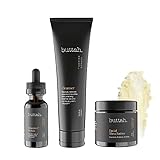 Buttah Skin by Dorion Renaud Complete Skin Kit for Melanin Rich Skin | Facial Shea Butter 2oz | Vitamin C Serum 1oz | Facial Cleanser 3.4oz | Organic & All Natural Skin Care | Black Owned Skincare