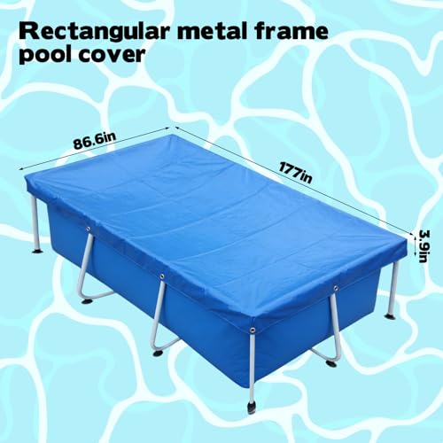 Cobertor rectangular para piscina de 14ft x 7ft miniatura 2