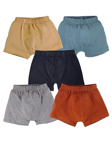 Image of KiddoPanti Boys Boxer Shorts Pack of 3 | Soft Cotton-Lycra Blend | Comfortable Fit with Bio Wash for All-Day Comfort | Kids Briefs