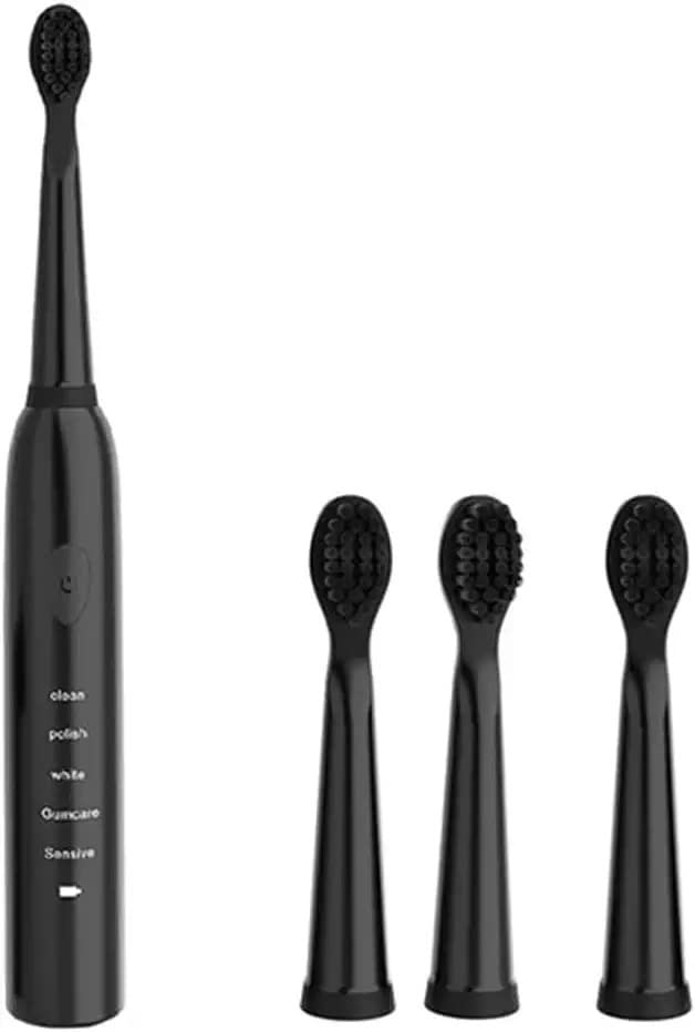 ARTSZY Brosse à Dents électrique avec têtes de Brosse de Rechange et étui de Voyage