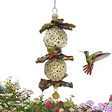 Genérico Futterspielzeug für Vögel, Beißring aus Naturholz...