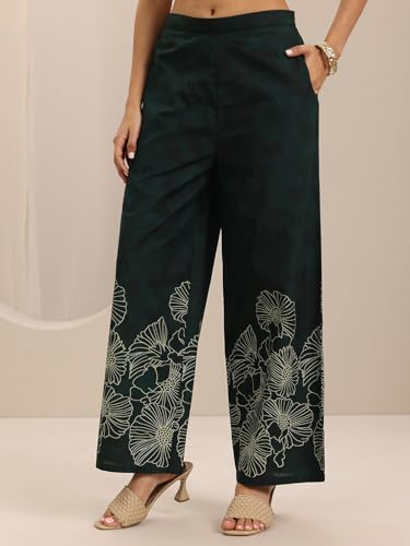 Image of Libas Red Printed Cotton Co-Ord Sets