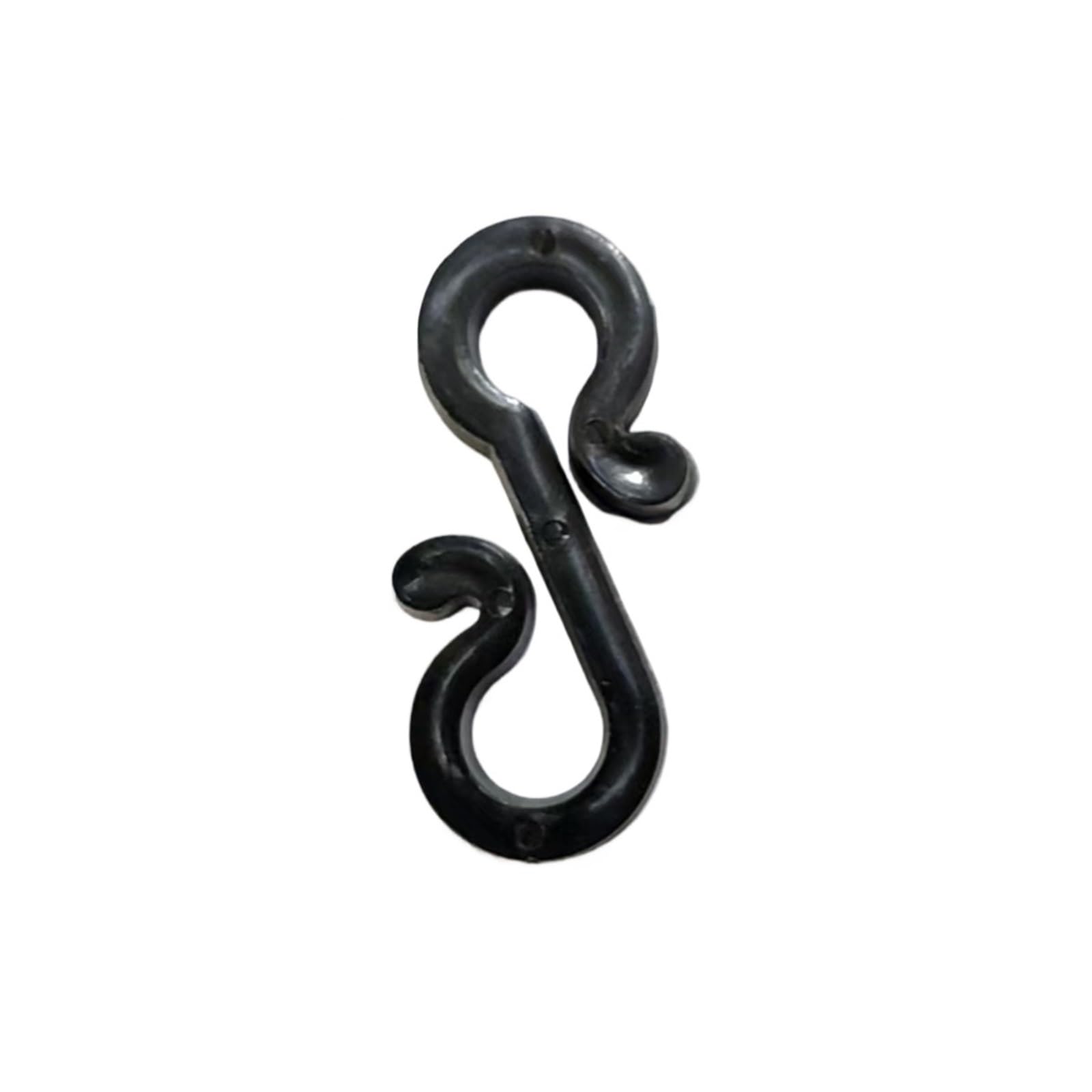 BAYNOPURIN Outdoor Light Hook 10-100Pcs Christmas Light Clips Gutter Hanger Hooks S for Hanging Outdoor String Lights Rope Xmas Tree Decoration(Black 100pcs)