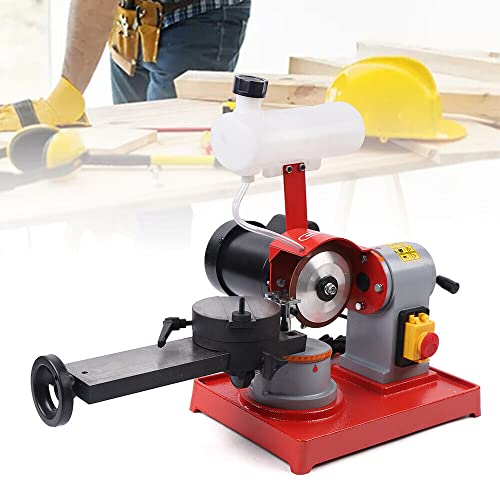 Hoja de sierra de metal duro de 370 W, afilador de hojas de sierra circular, lijadora, afilador de hojas de sierra de madera para afilar plástico, madera y aleaciones de aluminio de 80-700 mm.