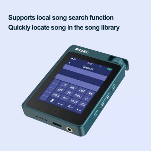 Ruizu High-Res Mp3 Player With Bluetooth 5.0, Dsd High-Res Digital Audio Player With Touch Screen, Fm Radio, Voice Recorder, Support Micro Sd Card #TOP4