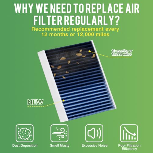 Image of Forccrod Cabin & Engine Air Filter Fit for Hyundai Palisade 2020-2026 Activated Carbon Cabin Filter Replace#97133-S8000, 28113A9100, S8C79-AC000, WP10080 Car Accessories