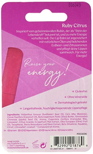 Eos Mood Stone Ruby Citrus, balsamo idratante per