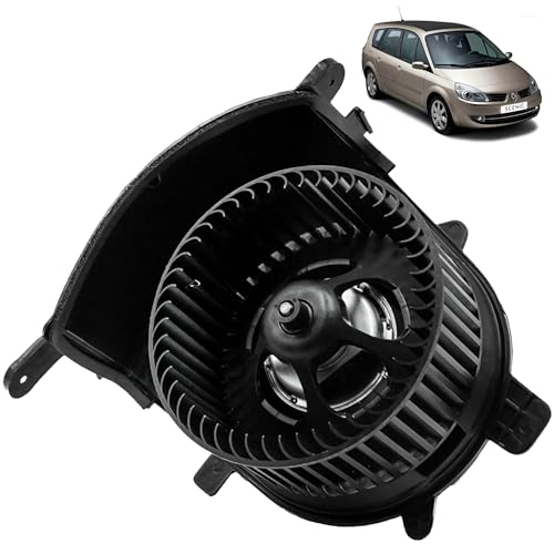 Ventilador aire acondicionado compatible para Scenic 2 y Grand Scenic 2 (2003-2010). Motor calefacción, ventilador, climatizador, soplador. 7701056598