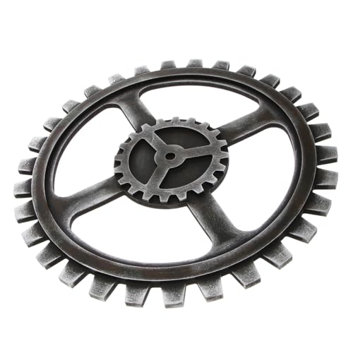 Roue dentée style rétro en bois MAGICLULU pour créer une ambiance loft vintage dans votre salon