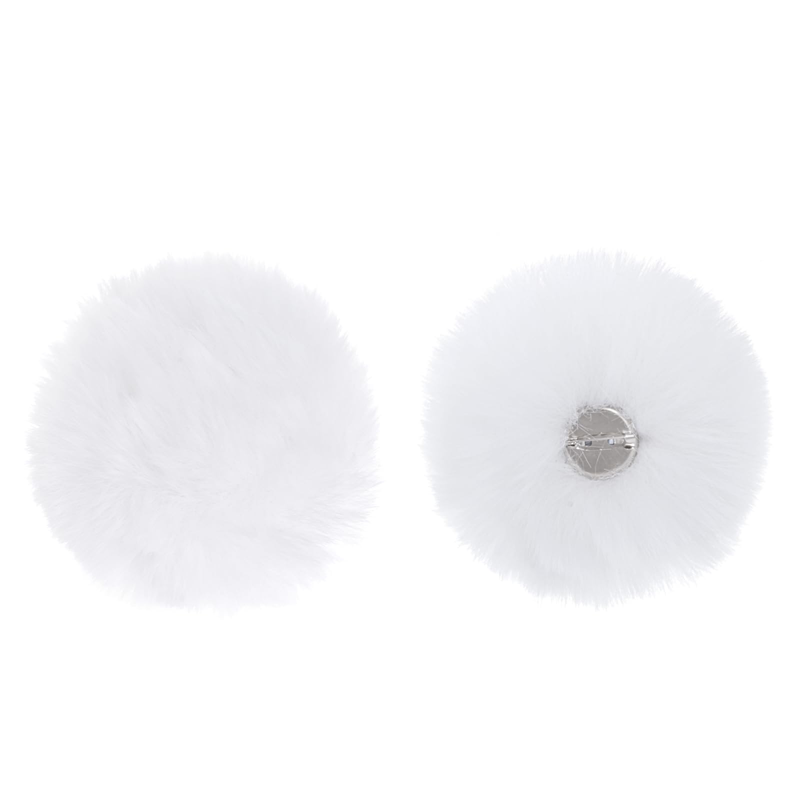 IHLOOTD Hasenschwanz Kostüm, Bunny Tail Cosplay, Hasenschwänze, Hasenkostüm Zubehör, Hasenschwanz Accessoires, Verkleidung Hasenschwanzs, Passend für Ostern, Halloween, Cosplay (2, Weiß, 10cm)