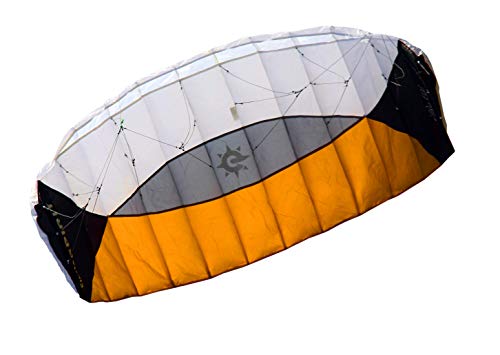Cerf-volant Sigma Spirit 3.0 Elliot aile de traction deux lignes orange pour vent fort