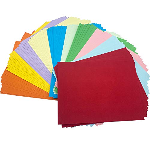 300 Blatt Verdicken Buntpapier Farbigen A4 Kopierpapier Papier,20 Farben, farbiges Kunstdruckpapier für DIY Kunst Handwerk (20 * 30cm) (70g/m²)