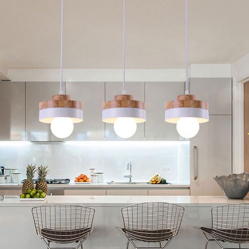 Lámpara de techo empotrada con difusor de madera para luz decorativa 2