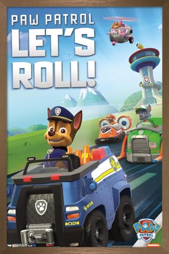 Paw Patrol poster mural inspirant pour accompagner les rêves de votre enfant