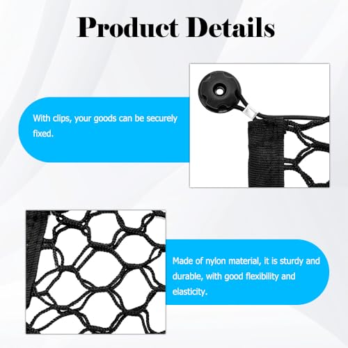 Image of Car Trunk Storage Organizer, Small Ceiling Cargo Net, Suitable for SUV, Pickup, Truck Bed, and Other Vehicles (L)