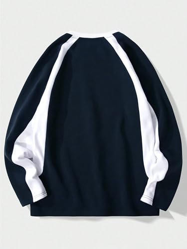 Image of Noble Monk Men's Baggy Fit Sweatshirt | Drop Shoulder Oversized Sweatshirt | Long Sleeve Zip with Collared Sweatshirts for Men's