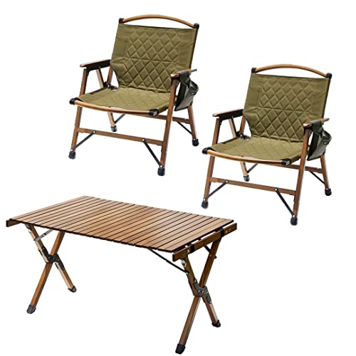 WAQ Folding Wood Chair tH[fBOEbh`FA [`FA ܂肽݃`FA Ebh`FA Lv`FA Lv֎q hNz_[ ([Ebhe[u x `FA2Zbg(I[u))