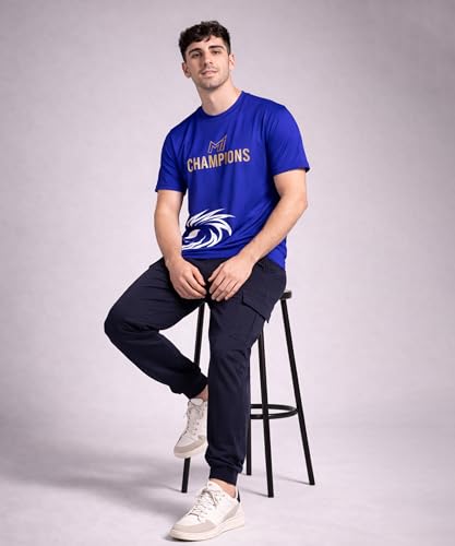 Image of SHODOX Men's IPL Cricket Jersey Dot Knit Breathable Half Sleeve Sports Fit T-Shirt Lightweight Relaxed Fit Athletic Team Wear Summer 2026 Poly Blends