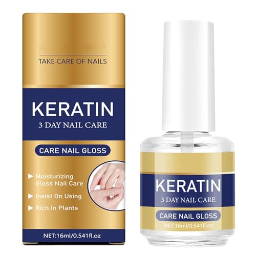 Keratin 3 Day Nail Care Oil Keratin Amino Acid Nail Strengthening Oil Nail Growth and Strengthener Cuticle Oil 3-Day Intensive Care for Dry & Brittle Nails Fast Hydration & Repair