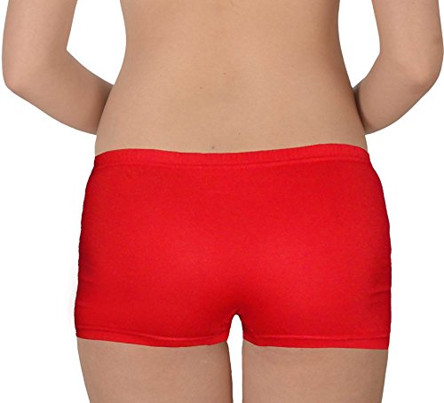 Image of Selfcare Women Soft Cotton Sinker Mid Waist Boyshorts Panties with Concealed Elastic Panel Pack of 3